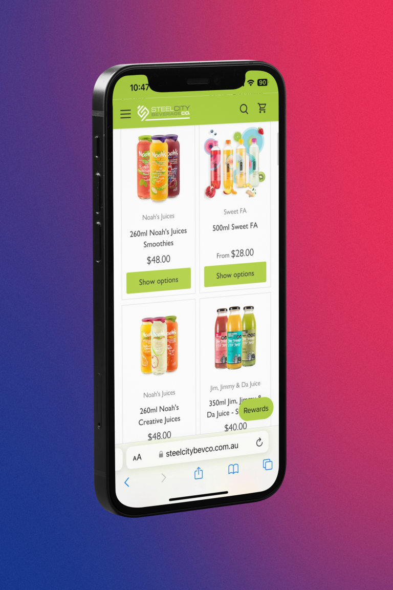 SteelCity Beverage Company Online Store Revamp